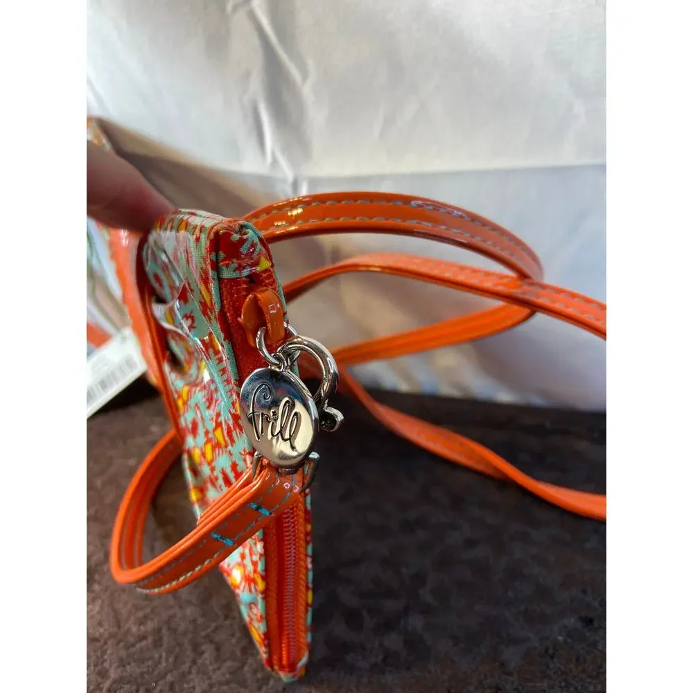Vera Bradley SWAK(sealed‎ with a kiss) paprika bow tie crossbody Purse